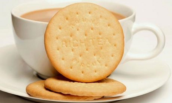 Be careful if you eat biscuits with tea