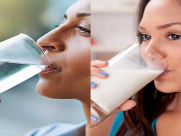 Proper habit of drinking water and milk according to Ayurveda