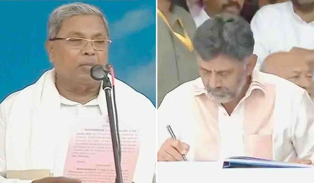 Karnataka ची सूत्र Siddaramaiah कडे, तर उपमुख्यमंत्रिपदी D. K. Shivakumar विराजमान, जाणून घ्या मंत्रिमंडळात कुणा कुणाचा समावेश…